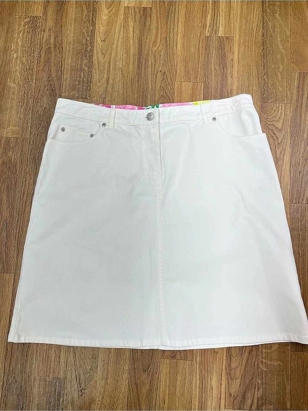 Lilly Pulitzer Floral Mini Skirt Size 12